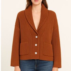 Staud Woman - Oversize‎ Cardigan Sweater - Size: Small